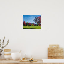 Höstdagen i parken Poster