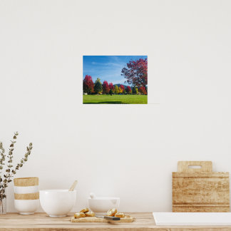 Höstdagen i parken Poster