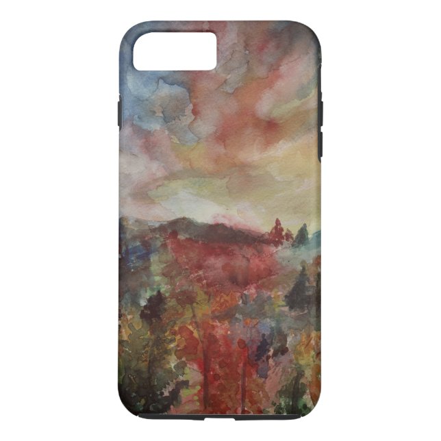 Höstdagen liggande Art iPhone/iPad-fall Case-Mate iPhone Skal (Baksida)