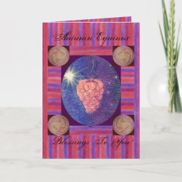 Höstdagjämningvälsignelser Kort