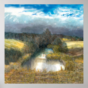 höstdammsugarfärg poster
