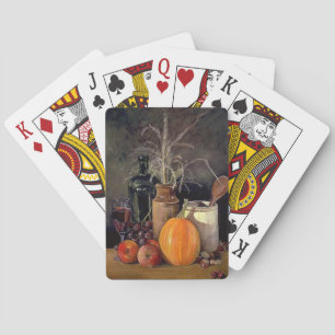 HöstDekorationer på Bord, Pumpkin, Fruit, Drink Casinokort