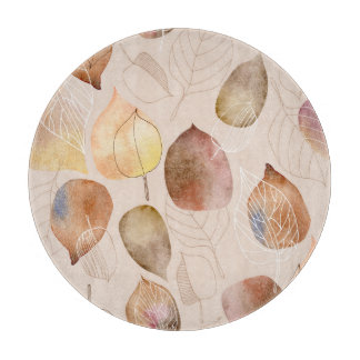 Höstdesign för bildvattenfärg i Löv