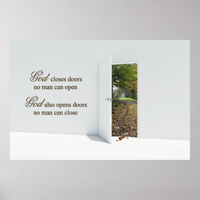 Höstdörr Poster (Framsidan)