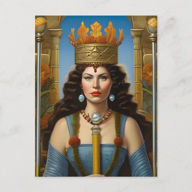 Höstdrottningvykort Vykort (Framsida)