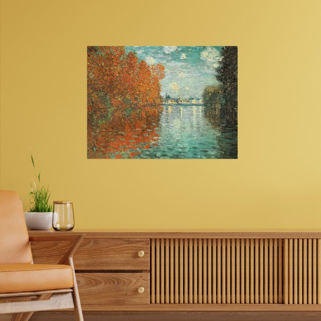 Hösteffekt vid Argenteuil av Monet, Poster (Vardagsrum 2)