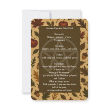 Hösteknox för Equinox Altar Card