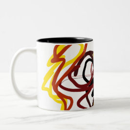 Höstekorre kärlek Två-Tonad mugg