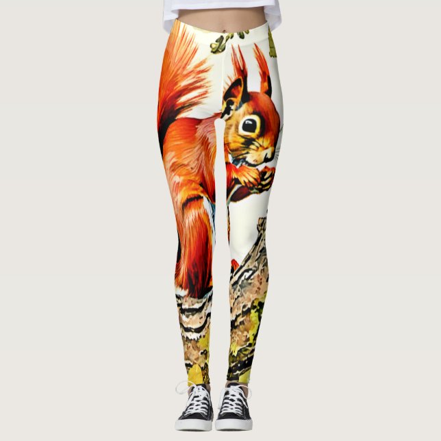 Höstekorreskonst Leggings (Framsida)