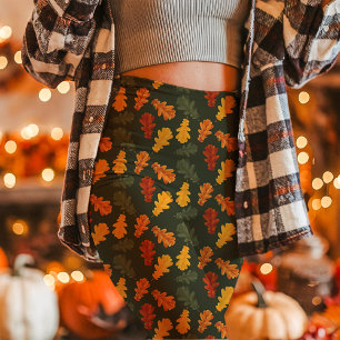Höstekslöv Faller Gröna Leggings