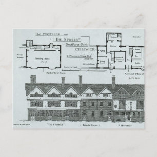 Hostelry och lagren vykort
