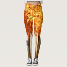 Hösten abstrakt leggings