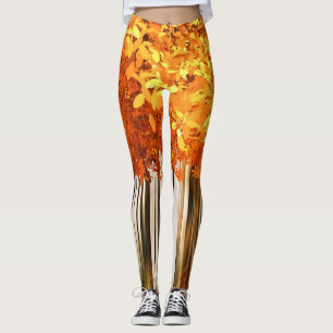 Hösten abstrakt leggings