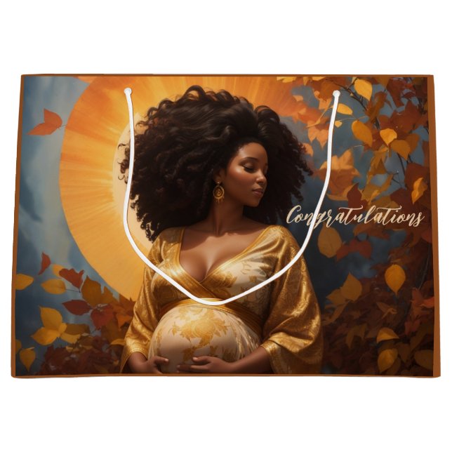 Hösten Afro Centric Mor ska vara Gravid (Framsidan)