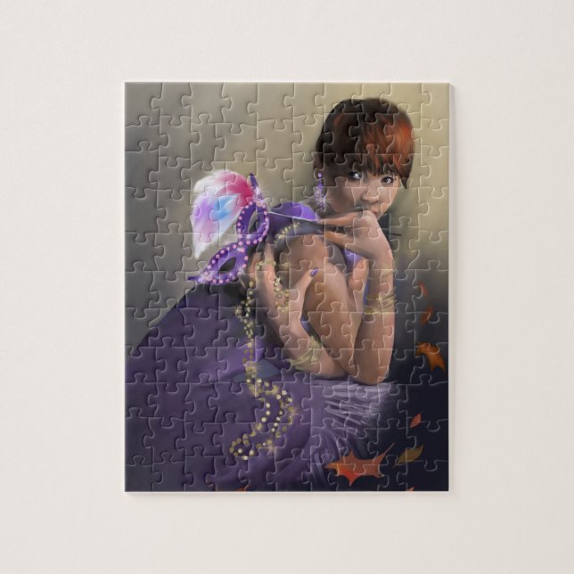 Hösten Allure Puzzle Pussel (Vertikal)