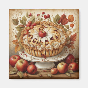 Hösten Apple Paj Magnet
