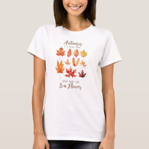 Hösten är andra Vår - Höst löv T Shirt