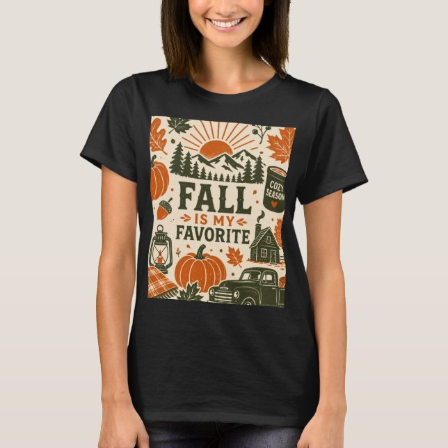 Hösten är min favorit t shirt (Framsida)