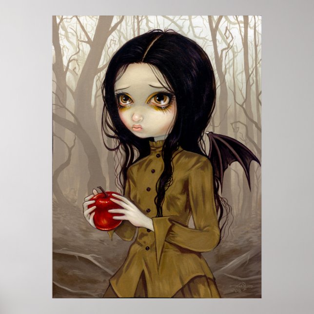 Hösten är Min senaste utskrift av gothic Fairy Art Poster (Framsidan)