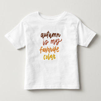 "Hösten är mitt favoritprogram Färg" T Shirt