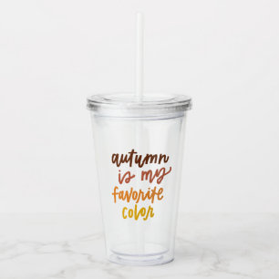"Hösten är mitt favoritprogram Färg" Take Away Mugg