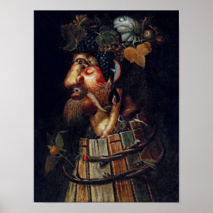 Hösten, Arcimboldo Poster