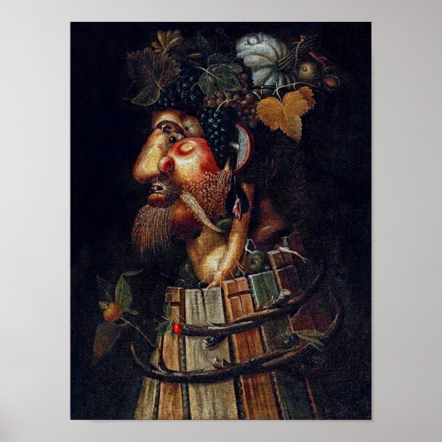 Hösten, Arcimboldo Poster (Framsidan)