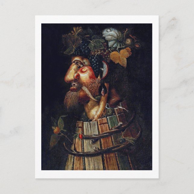 Hösten, Arcimboldo Vykort (Framsida)