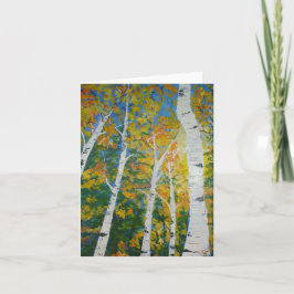 Hösten Aspen Kort