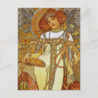 "Hösten" av Alphonse [Alfons] Mucha