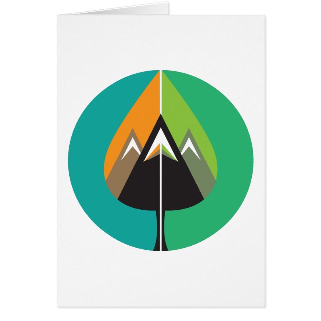 hösten äventyr hälsningskort (Framsidan)