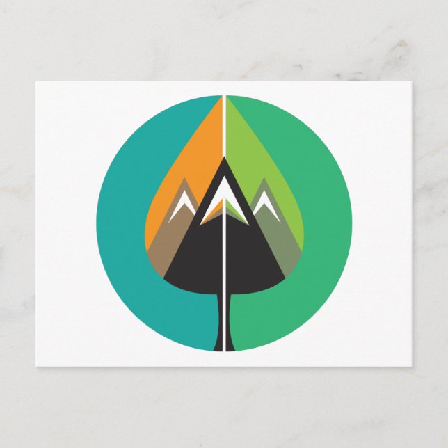 hösten äventyr vykort (Framsida)