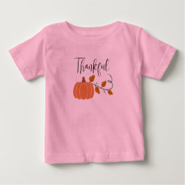 Hösten Blessings-Thankful-Småbarn T-Shirt