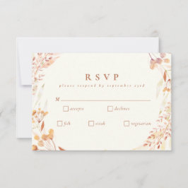 Hösten Blommigt Vattenfärg Watercolor Wandeho Boho OSA Kort