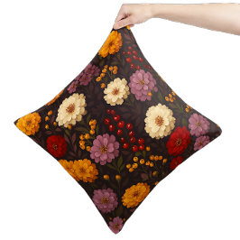 Hösten Blommigtar - Jordhouse Boho Kudde