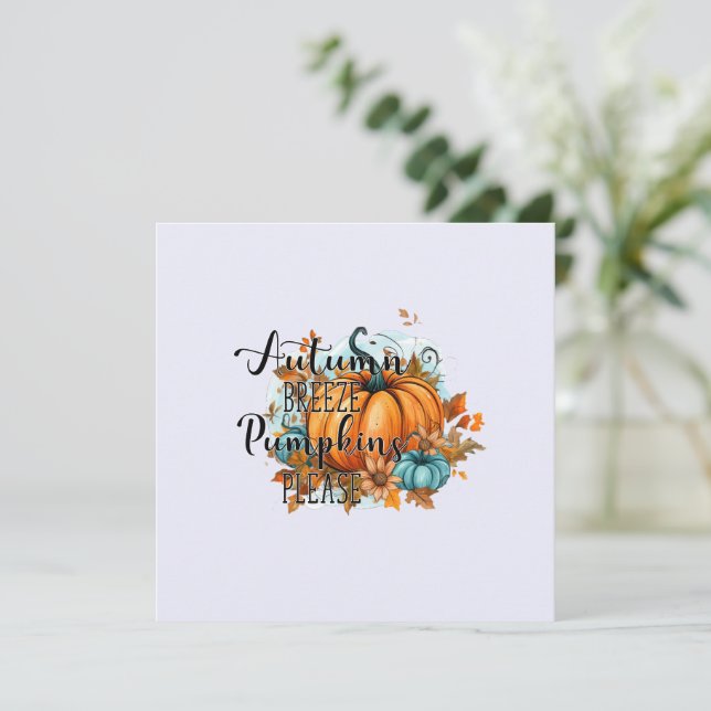 Hösten Breeze, Pumpkins, snälla - Mysiga Fall Vibe (Stående Fram)