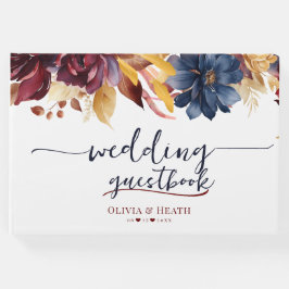 Hösten Bröllop, Burgundy Gästböcker