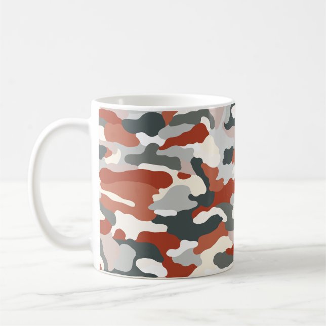 Hösten Camouflage Kaffemugg (Vänster)