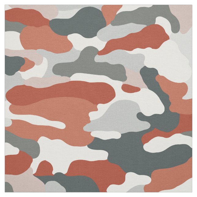 Hösten Camouflage Tyg (Provkarta)