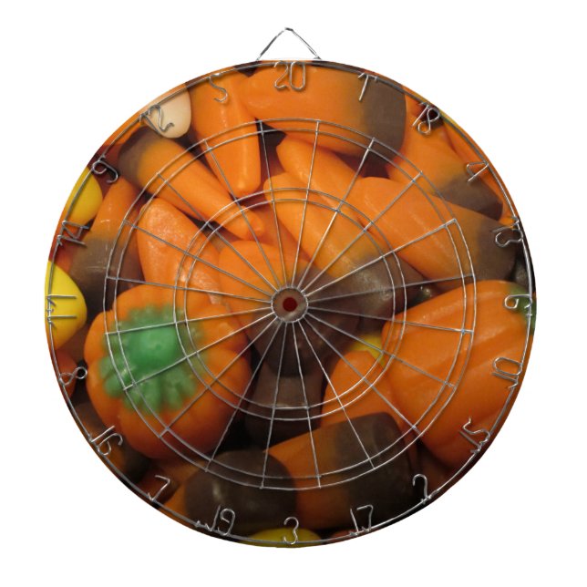 Hösten Candy corn Dart Board Darttavla (Framsidan)