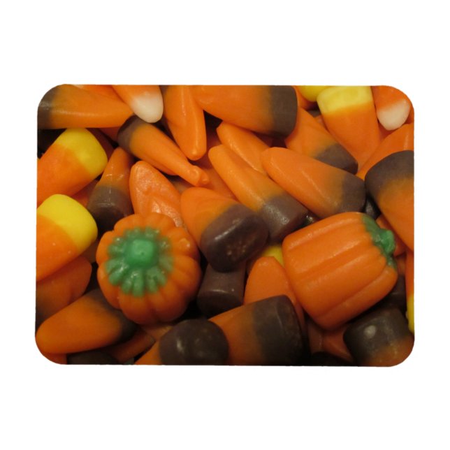 Hösten Candy corn Flexible Magnet (Horisontell)