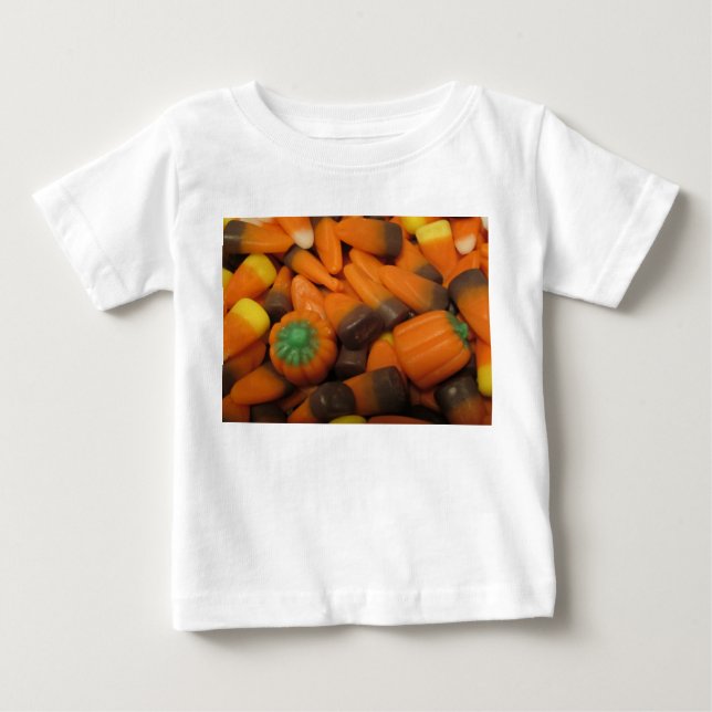 Hösten Candy corn Infant T-Shirt (Framsida)