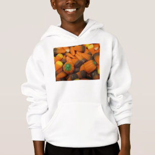 Hösten Candy corn Kids Hooded Sweatshirt T-shirt