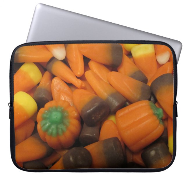 Hösten Candy corn Laptop sleeve (Framsidan)