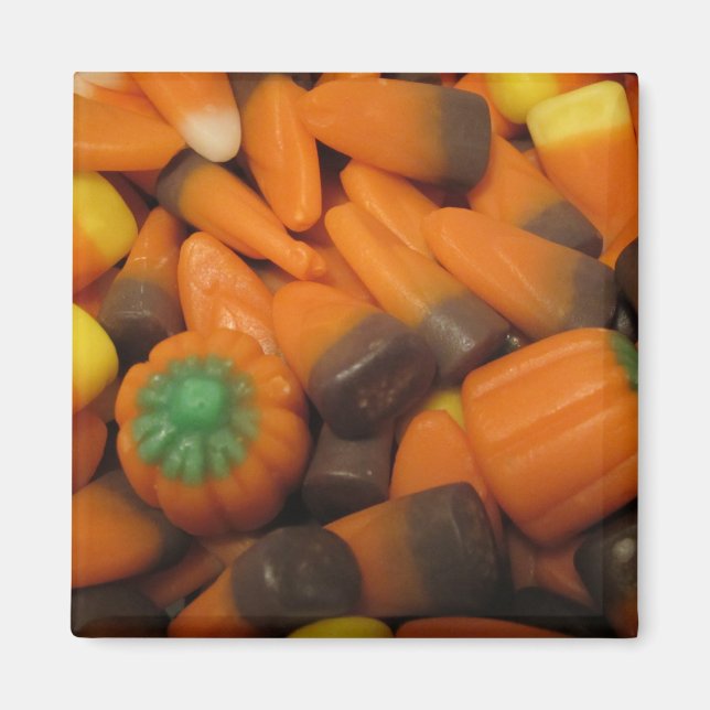 Hösten Candy corn Magnet (Framsidan)