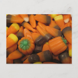 Hösten Candy corn vykort