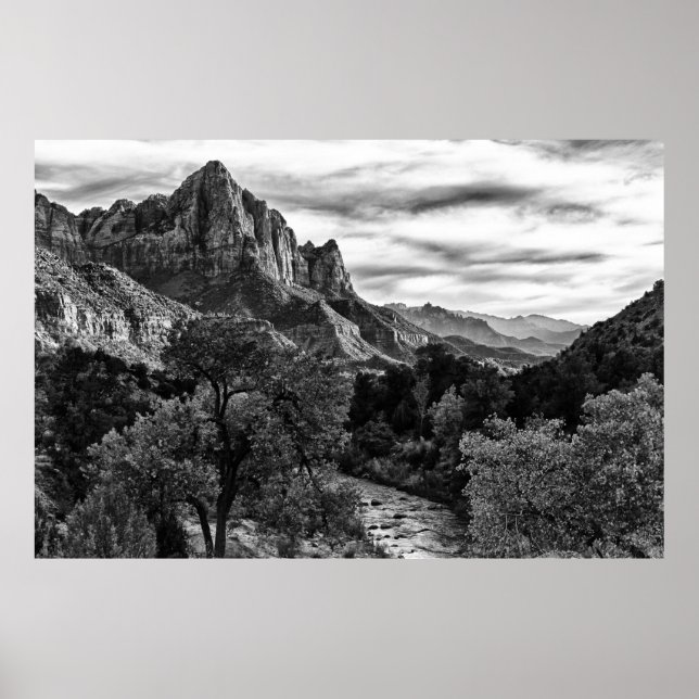 Hösten Climax B/W Poster (Framsidan)