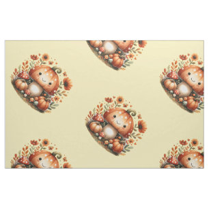 Hösten Cutie Shroom - Adsible Fall Mushroom Tyg