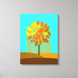 Hösten - de fyra säsongerna canvastryck