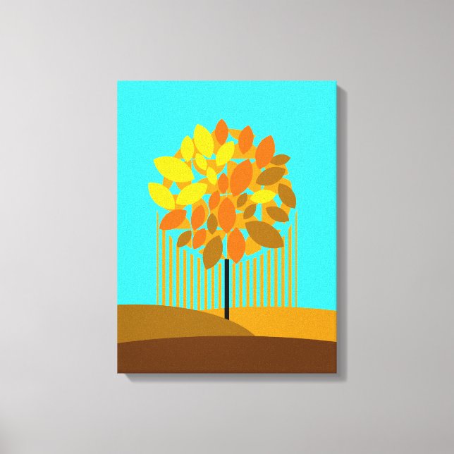 Hösten - de fyra säsongerna canvastryck (Framsida)